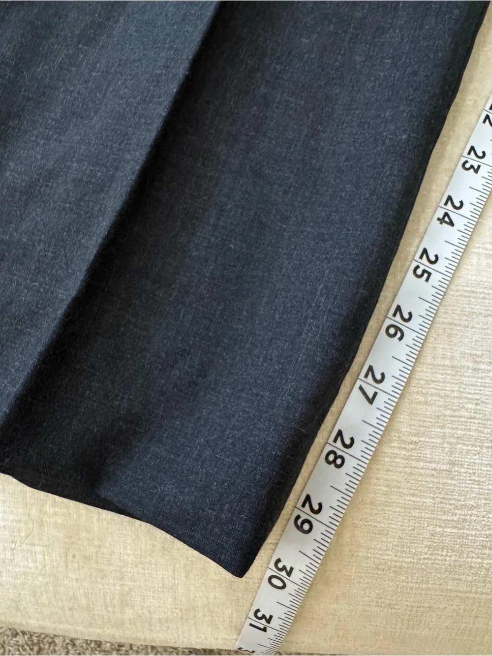 J. Crew Men's Dark Charcoal Two-Button Ludlow Suit 40R 33x30